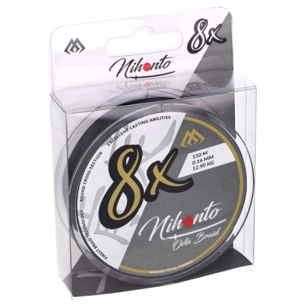 MIKADO Plecionka Nihonto Octa Braid - Czarna