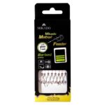 MIKADO Przypon method feeder- z igłą – hak z zadziorem plecionka 10cm – op.8szt.