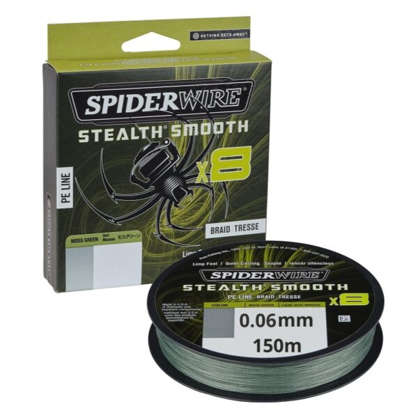 SPIDERWIRE Plecionka Stealth Smooth x8 0.06mm 150m - Zielona