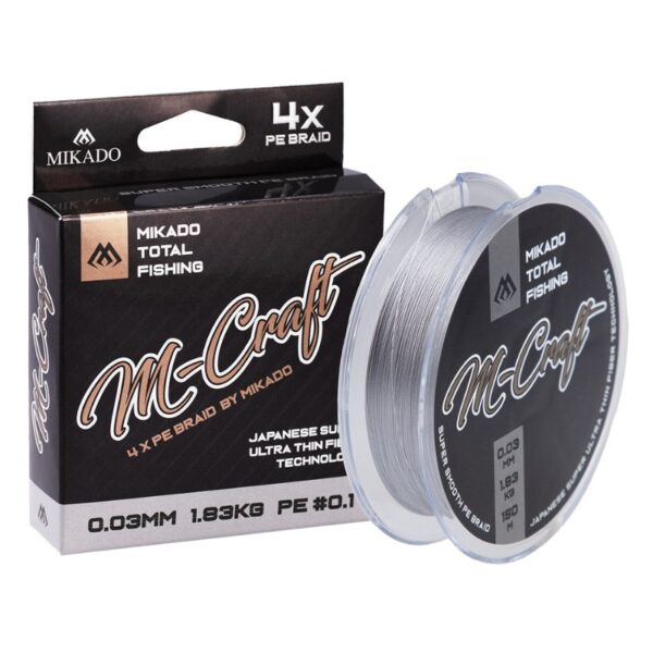 MIKADO Plecionka M-Craft Braid - Szara
