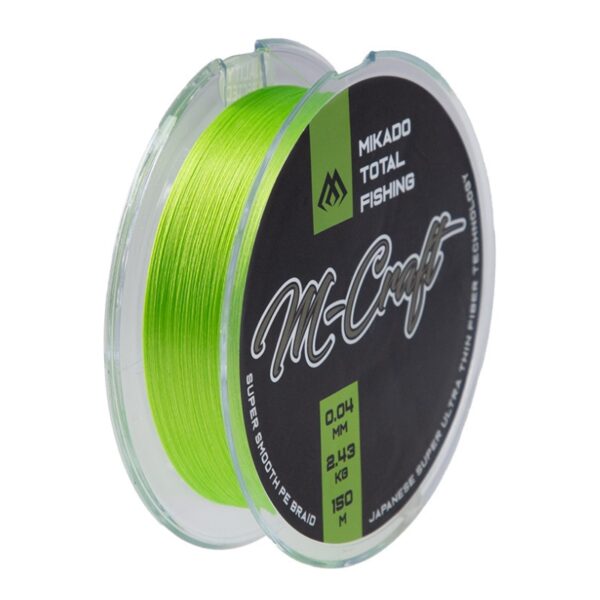 MIKADO Plecionka M-Craft Braid - Zielona Fluo
