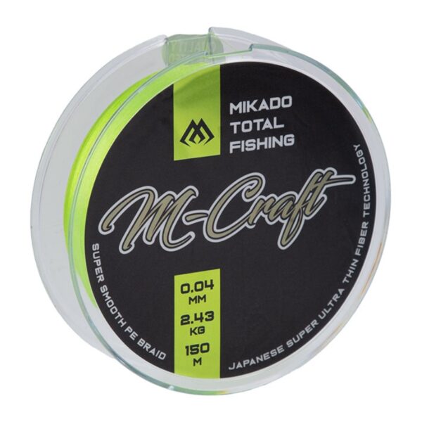 MIKADO Plecionka M-Craft Braid - Zielona Fluo