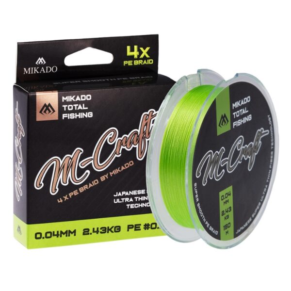 MIKADO Plecionka M-Craft Braid - Zielona Fluo