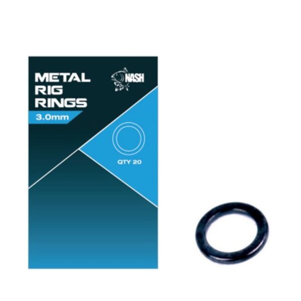 NASH Pierścień miniaturowy Metal Rig Rings 3mm