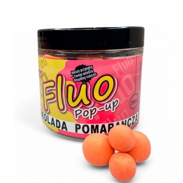 BANDIT CARP Kulki pop up fluo 10 16mm Czekolada Pomarańcza