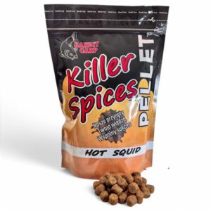 BANDIT CARP Pellet zanętowy Killer Spice Hot Squid 10mm 1kg