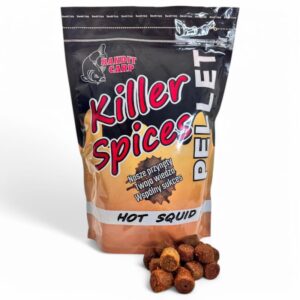 BANDIT CARP Pellet zanętowy Killer Spice Hot Squid 18mm 1kg