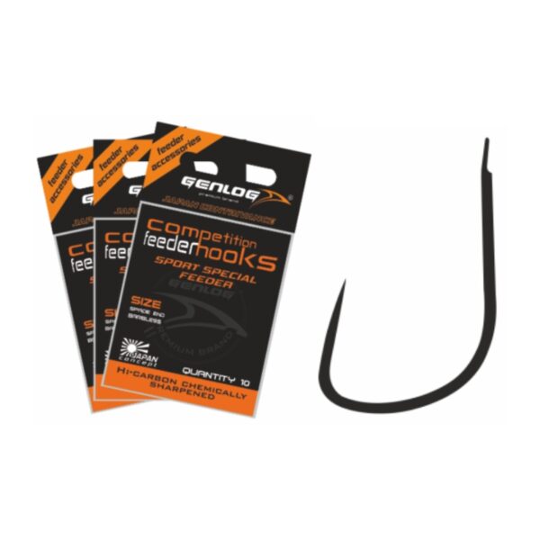GENLOG Haczyki bezzadziorowe Sport Special Feeder 10szt.