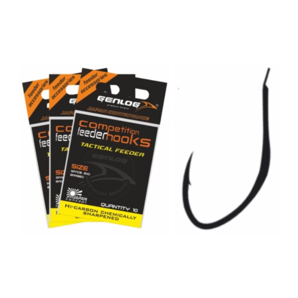 GENLOG Haczyki z zadziorem Tactical Feeder 10szt.