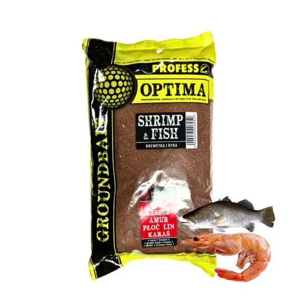 PROFESS Zanęta Optima Krewetka Ryba 1kg