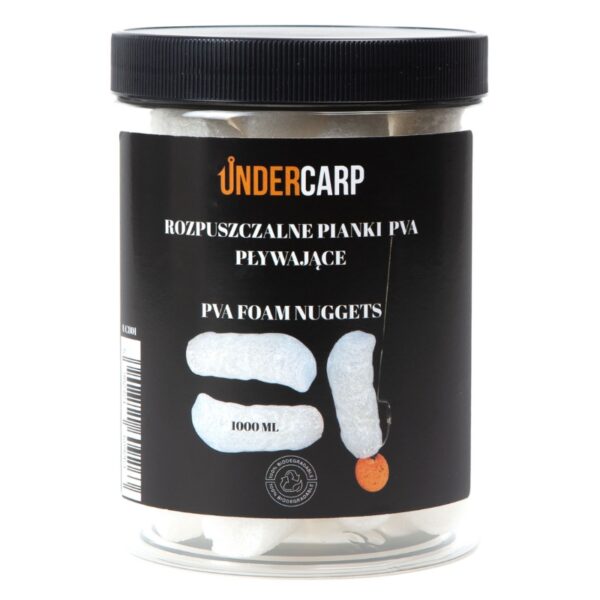 UNDERCARP Rozpuszczalne Pianki PVA pop-up pływające - Słoik 1000ml
