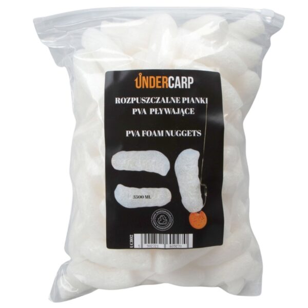 UNDERCARP Rozpuszczalne Pianki PVA pop-up pływające - Worek 3500ml