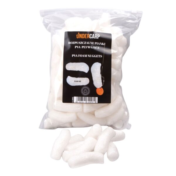 UNDERCARP Rozpuszczalne Pianki PVA pop-up pływające - Worek 3500ml