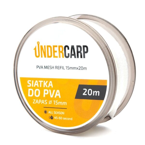 UNDERCARP Siatka PVA Zapasowa 15mm 20m