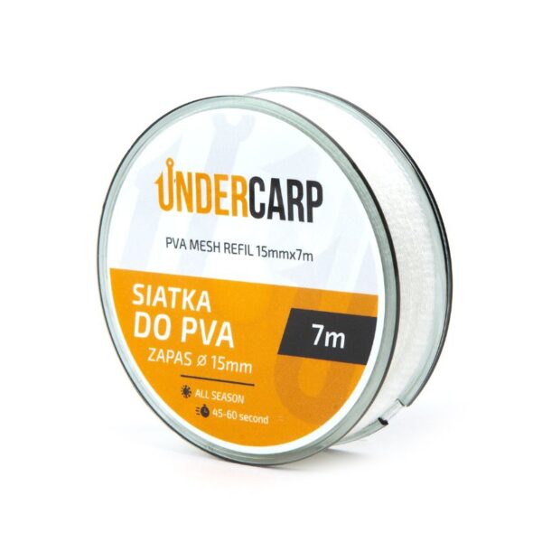 UNDERCARP Siatka PVA Zapasowa 15mm 7m