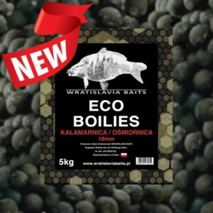 WRATISLAVIA BAITS Kulki zanętowe Eco Boilies 18mm 5kg Kałamarnica Ośmiornica
