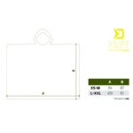 DELPHIN Wodoodporna peleryna PROOF Poncho tabela rozmiarów