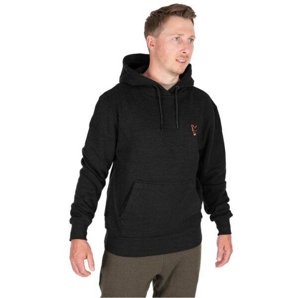 FOX Bluza z kapturem Hoody Black & Orange
