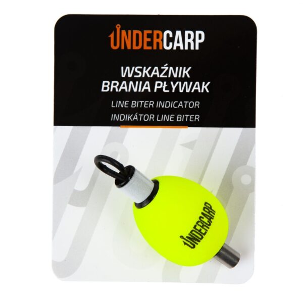 UNDERCARP Wskaźnik Brania Pływak Line Biter Indicator Żółty UNDERCARP Wskaźnik Brania Pływak Line Biter Indicator Żółty