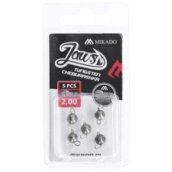MIKADO Cheburashka wolframowa Jaws 2g - 5 szt.