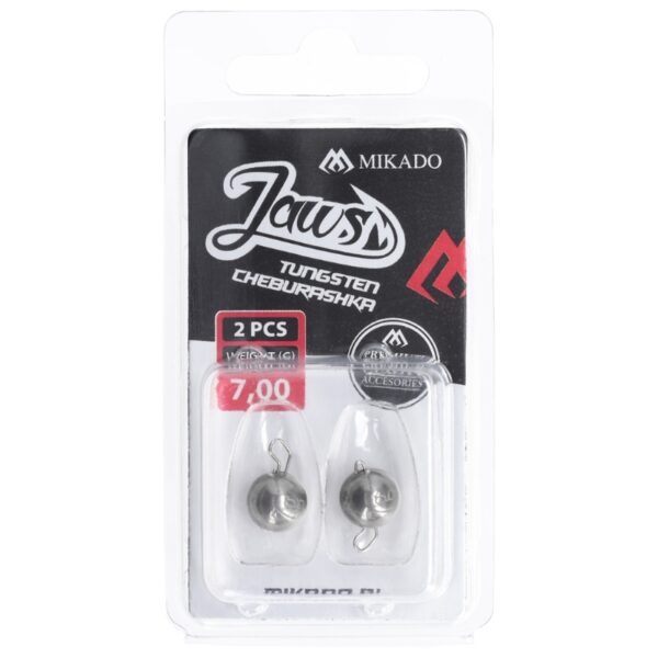 MIKADO Cheburashka wolframowa Jaws 7g - 2 szt.