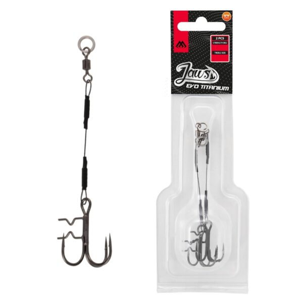 MIKADO Dozbrojka tytanowa JAWS Evo Titanium 15kg 10cm