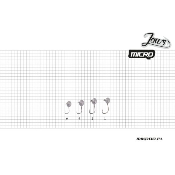 MIKADO Główka jigowa JAWS Micro - op. 3 szt.