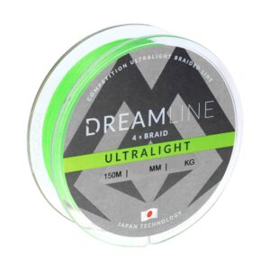 MIKADO Plecionka Dreamline Ultralight 150m Fluo Zielona