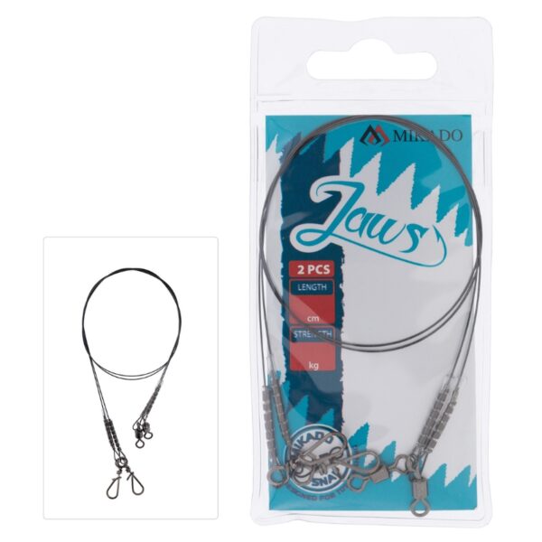 MIKADO Przypon tytanowy JAWS - 2szt.