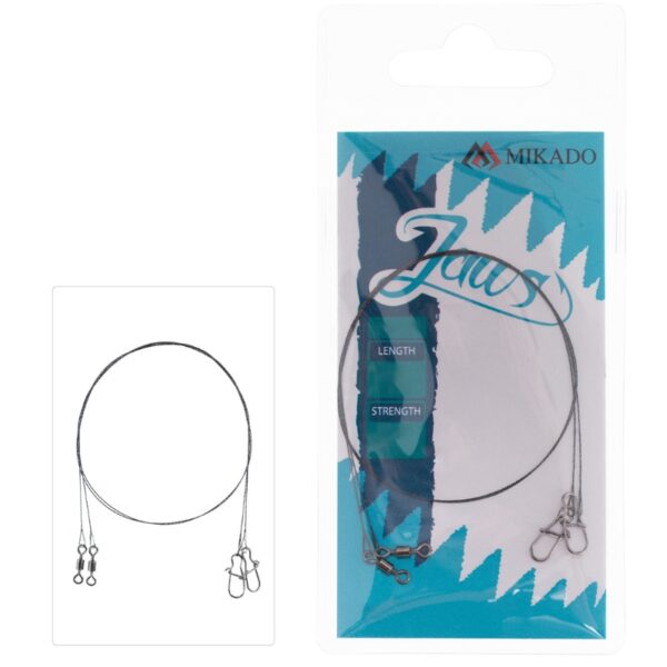 MIKADO Przypon wolframowy JAWS - 2 szt.