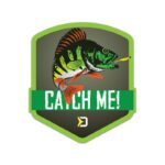 DELPHIN Naklejka wędkarska CatchMe Okoń