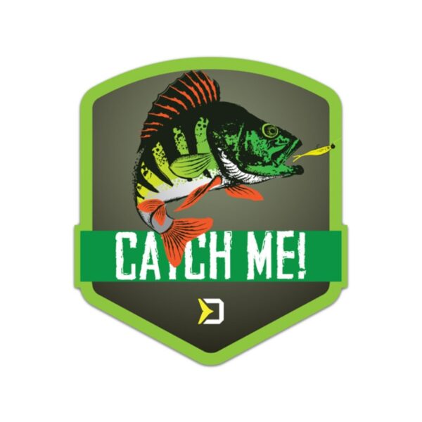 DELPHIN Naklejka wędkarska CatchMe Okoń