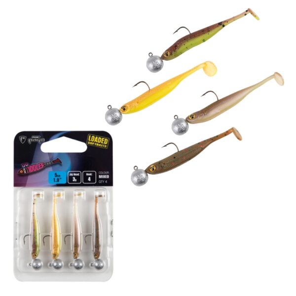 FOX RAGE Przynęty Micro Tiddler Fast Ultra UV uzbrojone