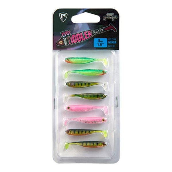 FOX RAGE Przynęty Micro Tiddler Fast Ultra UV zestaw