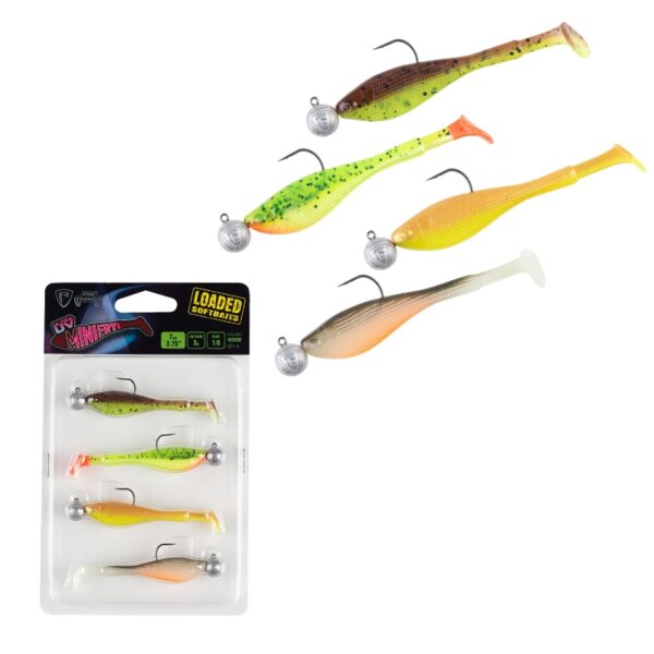 FOX RAGE Przynęty Mini Fry Ultra UV uzbrojone