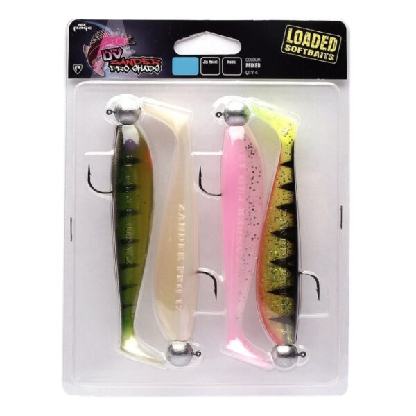 FOX RAGE Przynęty Zander Pro Shad Ultra UV uzbrojone