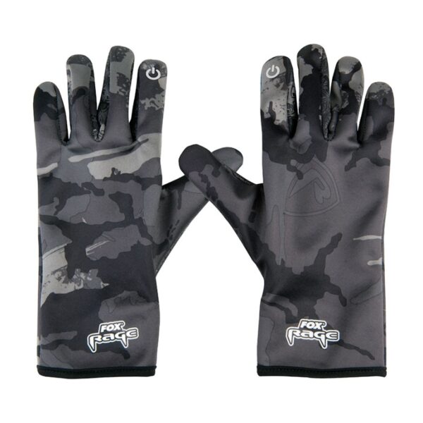 FOX RAGE Rękawice wędkarskie dotykowe do smartfona Thermal Camo Gloves