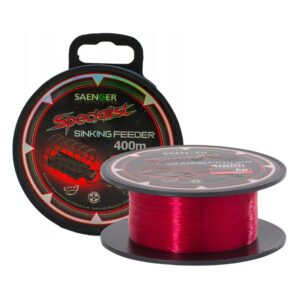 SAENGER Żyłka Specialist Sinking Feeder 400m - Fire Red Transparent