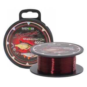 SAENGER Żyłka Specialist Sinking Match 400m - Red Brown Burgundy