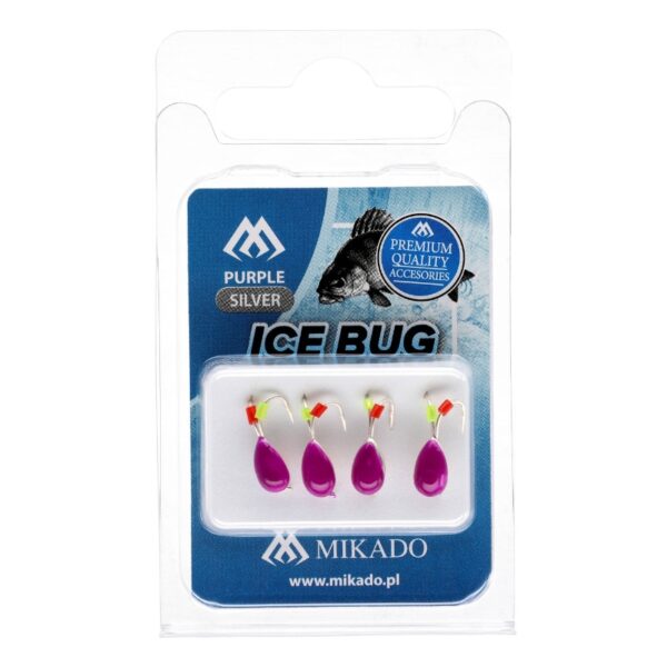MIKADO Przynęta podlodowa Ice Bug żuczek - fioletowo czarny - 1 szt.