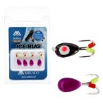 MIKADO Przynęta podlodowa Ice Bug żuczek - fioletowo czarny - 1 szt.