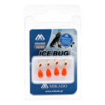 MIKADO Przynęta podlodowa Ice Bug żuczek – pomarańczowy – 1 szt.