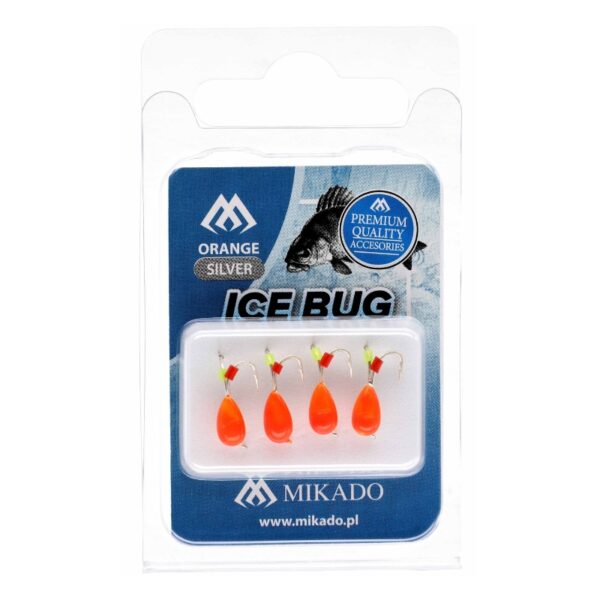 MIKADO Przynęta podlodowa Ice Bug żuczek - pomarańczowy - 1 szt.