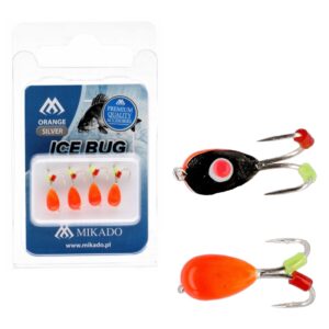 MIKADO Przynęta podlodowa Ice Bug żuczek - pomarańczowy - 1 szt.