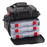 MIKADO Torba wędkarska Eva JAWS z pudełkami M 30x20x23cm