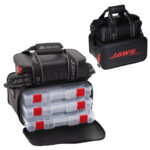 MIKADO Torba wędkarska Eva JAWS z pudełkami M 30x20x23cm