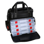 MIKADO Torba wędkarska Eva JAWS z pudełkami XL 46x25x31cm