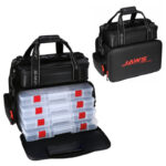 MIKADO Torba wędkarska Eva JAWS z pudełkami XL 46x25x31cm