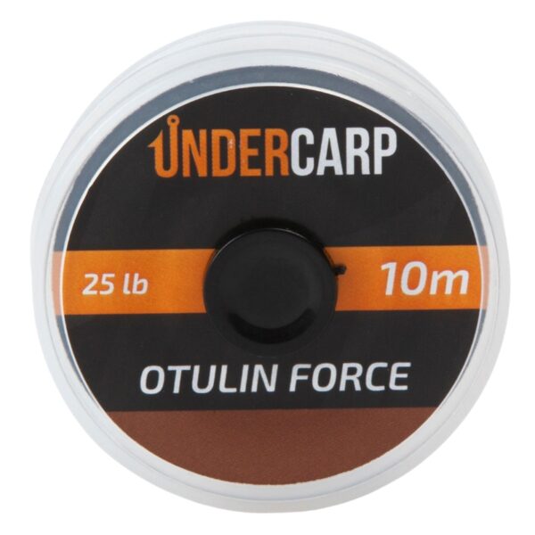 UNDERCARP Plecionka przyponowa w otulinie Otulin Force 25lbs 10m Brązowa