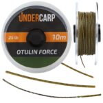 UNDERCARP Plecionka przyponowa w otulinie Otulin Force 25lbs 10m Zielona